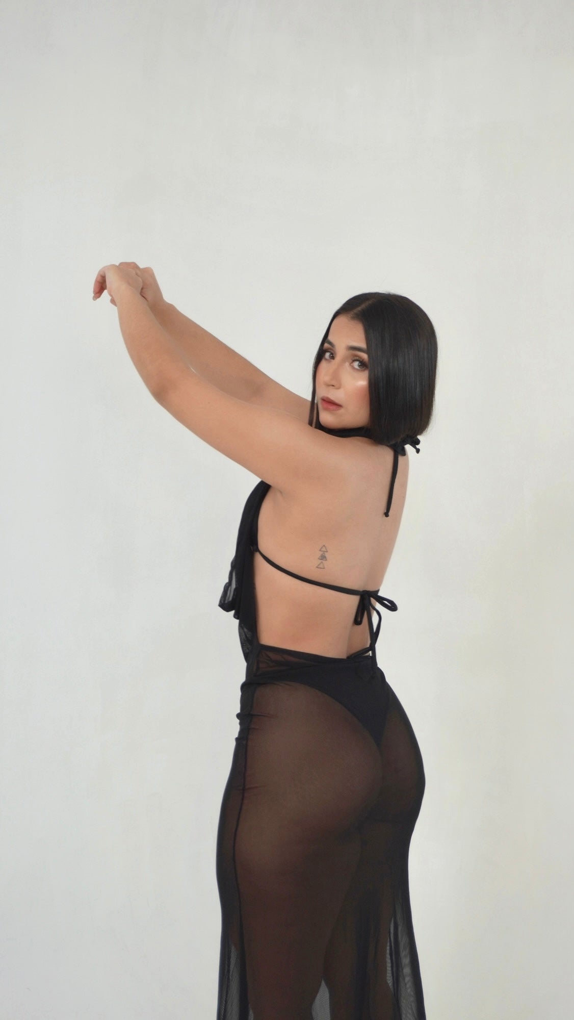 Vestido Amatista Negro