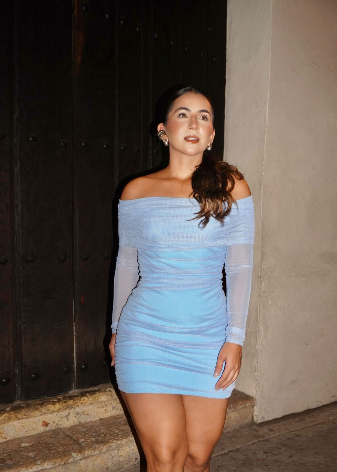 Vestido Brysa - Azul