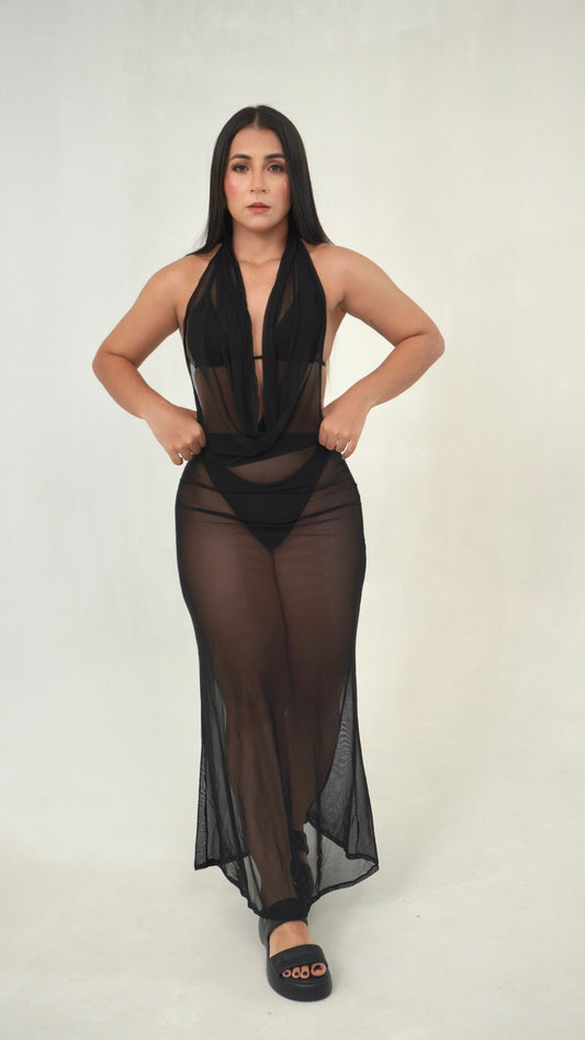 Vestido Amatista Negro