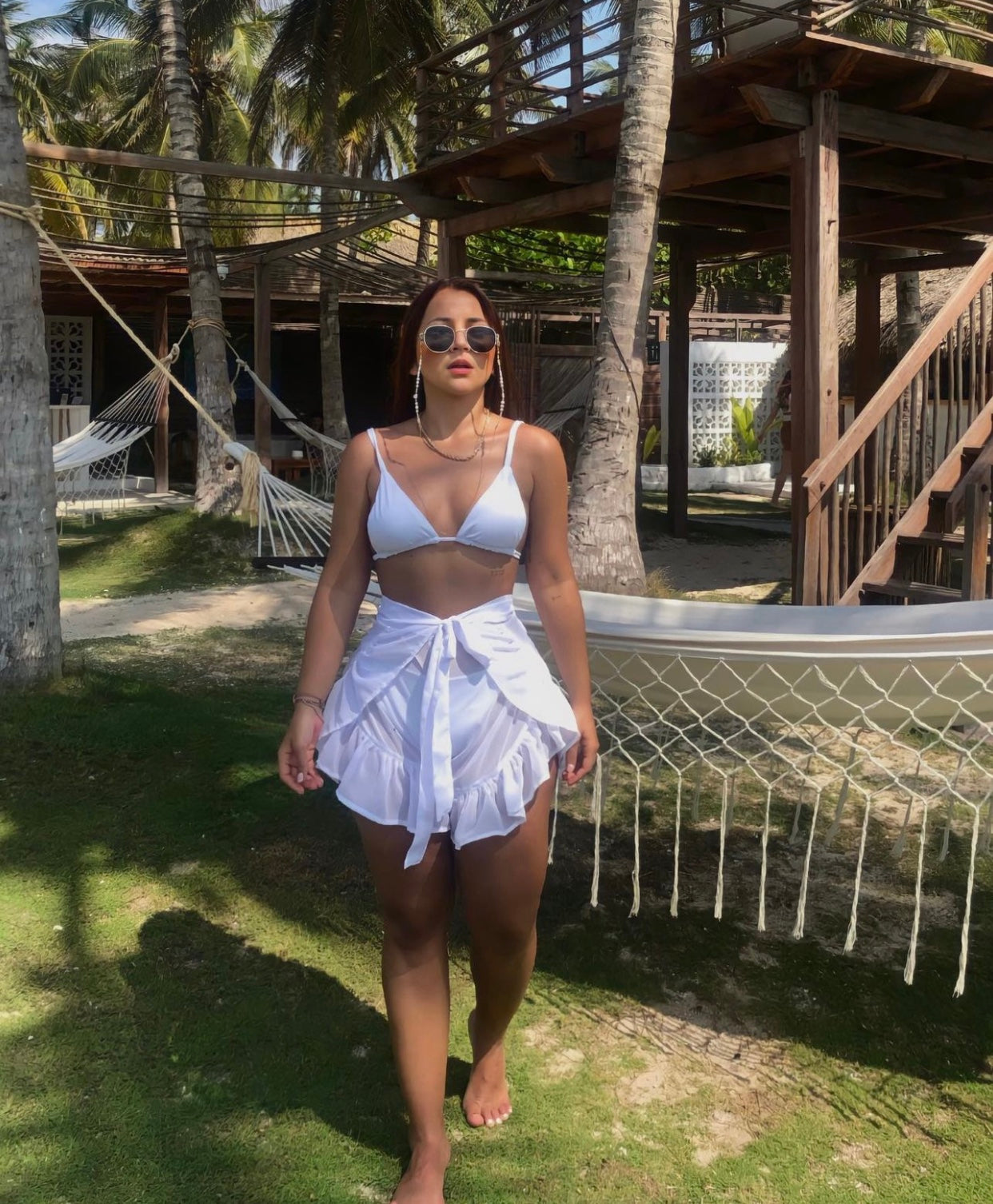 Top Traje De Baño Dos Partes Parte De Arriba Top Traje De Baño En